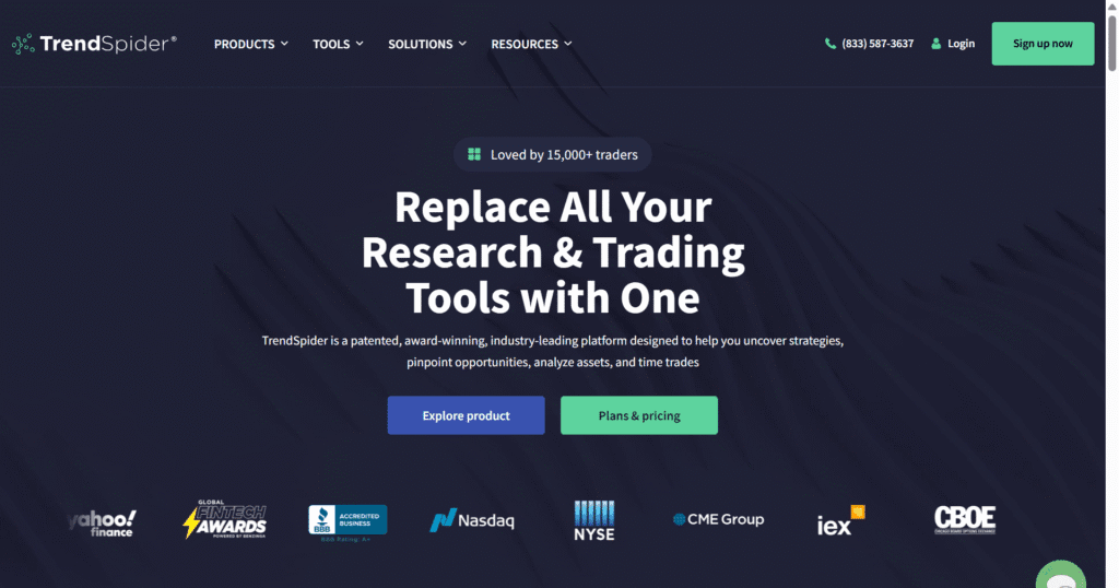 Trend Spider backtesting platform