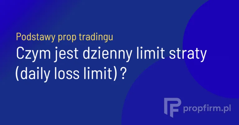 dzienny limit straty daily loss limit prop trading