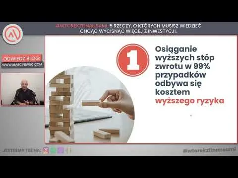 Wyciskać z inwestycji każdy grosz? Musisz wiedzieć te 5 rzeczy! # wtorekzfinansami | Live stream [Wyciskanie Zysków z Inwestycji]