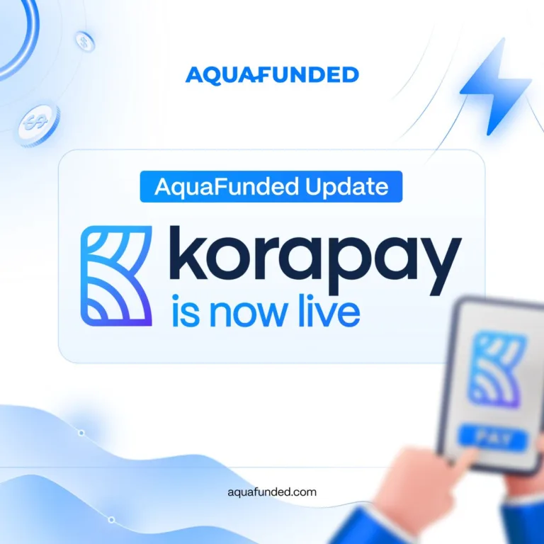 Aqua Funded: Wprowadzenie Płatności KoraPay [7 sierpnia 2025]