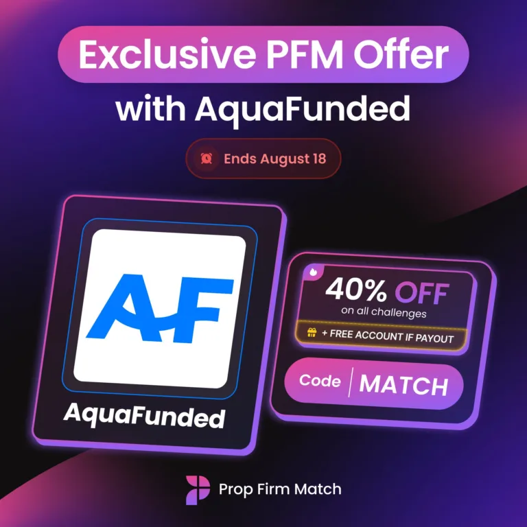 Aqua Funded: 40% Zniżki + Darmowe Konto [do 18 sierpnia 2025]