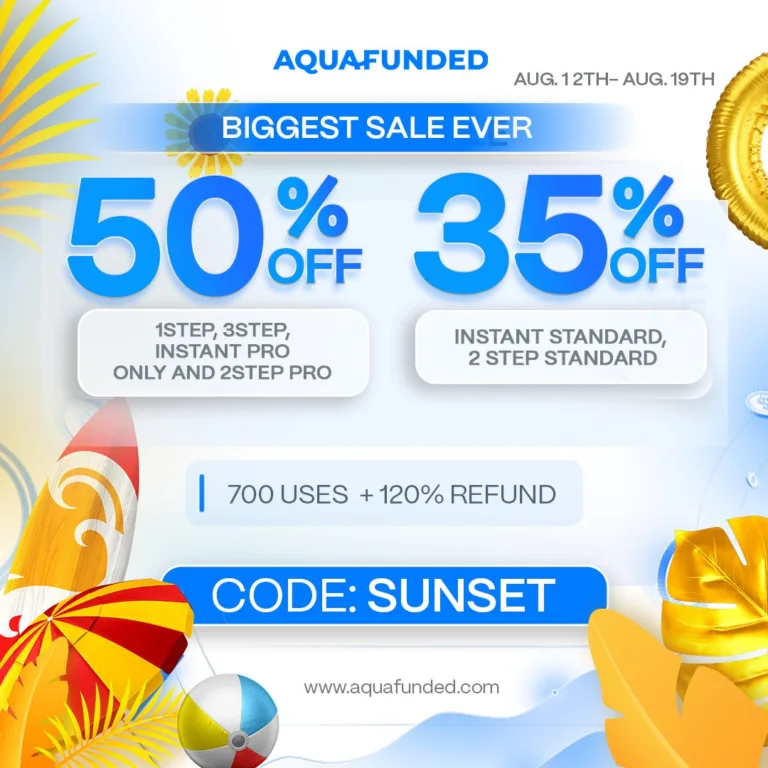 Aqua Funded: Wielka Letnia Wyprzedaż Kont [12-19 sierpnia 2025]