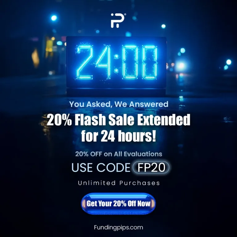 FundingPips: 20% Zniżki na Wszystkie Challenge [27 sierpnia 2025]