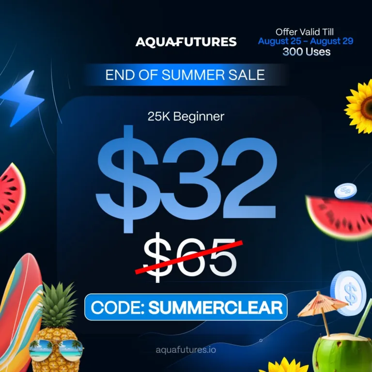 Aqua Futures: Promocja na Konto 25k – Tylko ! [25-29 sierpnia 2025]