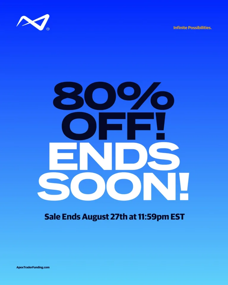 Apex Trader Funding: 80% Zniżki na Konta Ewaluacyjne [27 sierpnia 2025]