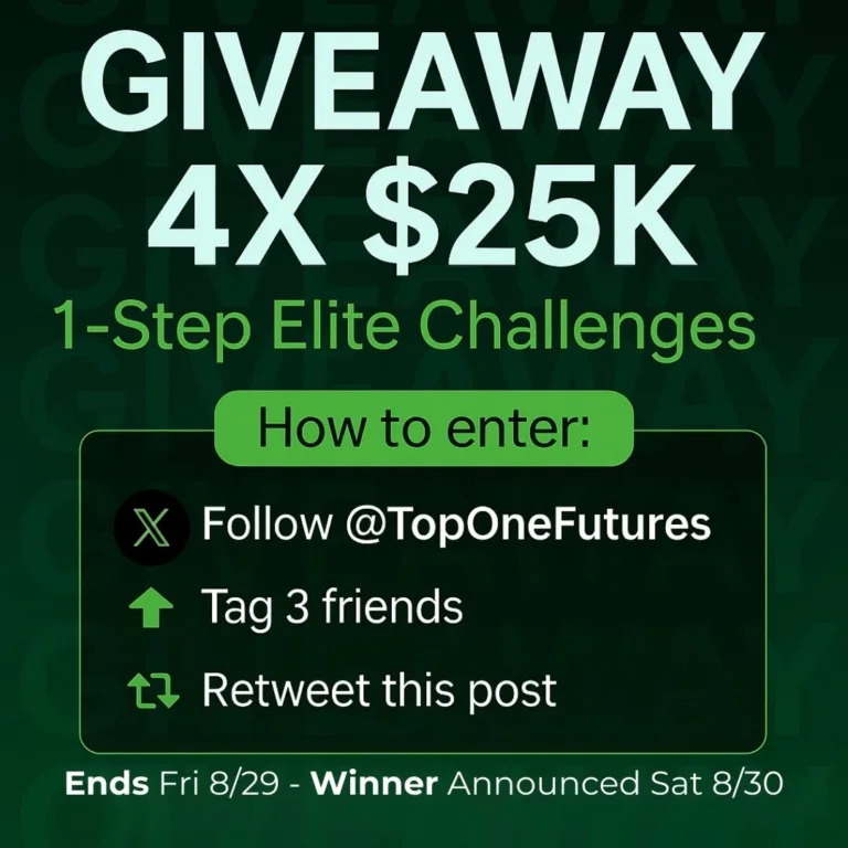 Top One Futures: Konkurs z Pulą Nagród 100 000$ [30 sierpnia 2025]