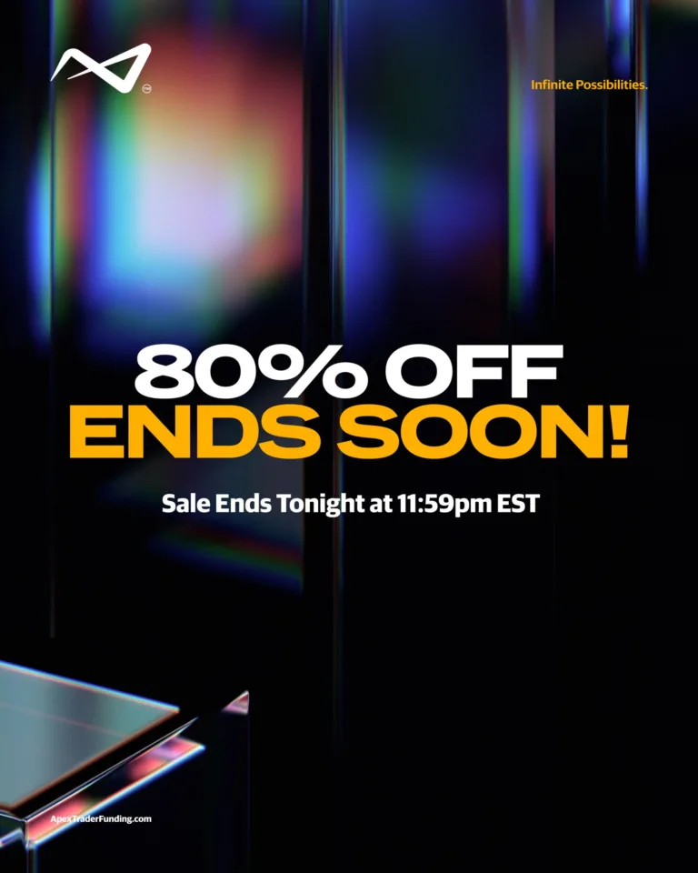 Apex Trader Funding: 80% Zniżki na Konta Ewaluacyjne [27 sierpnia 2025]
