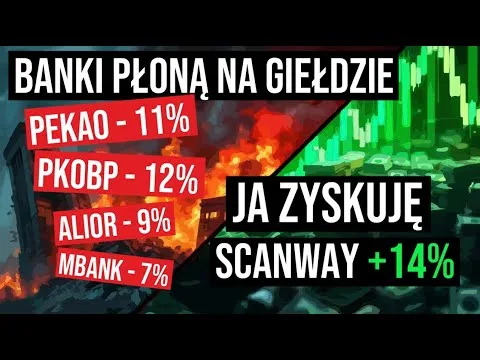 Krwawy piątek na GPW, koniec hossy? A mój portfel rośnie! [Analiza CIT dla banków i wpływ na GPW]
