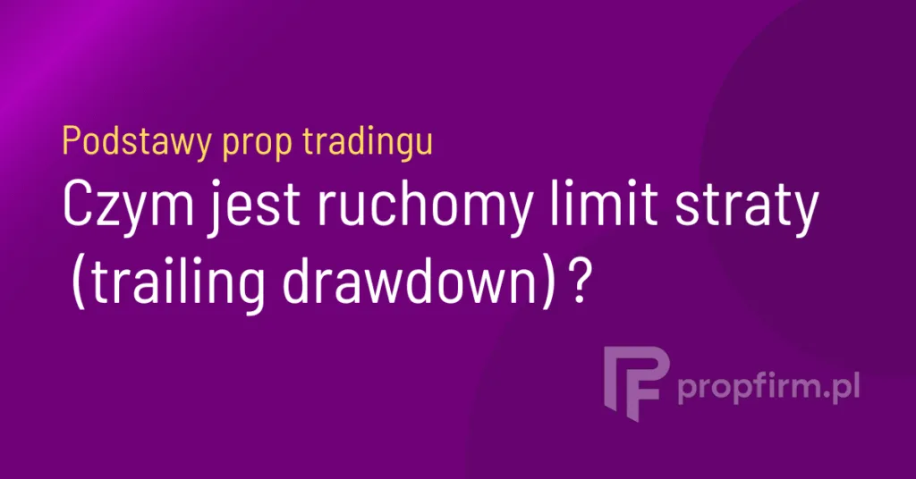 ruchomy limit straty prop trading
