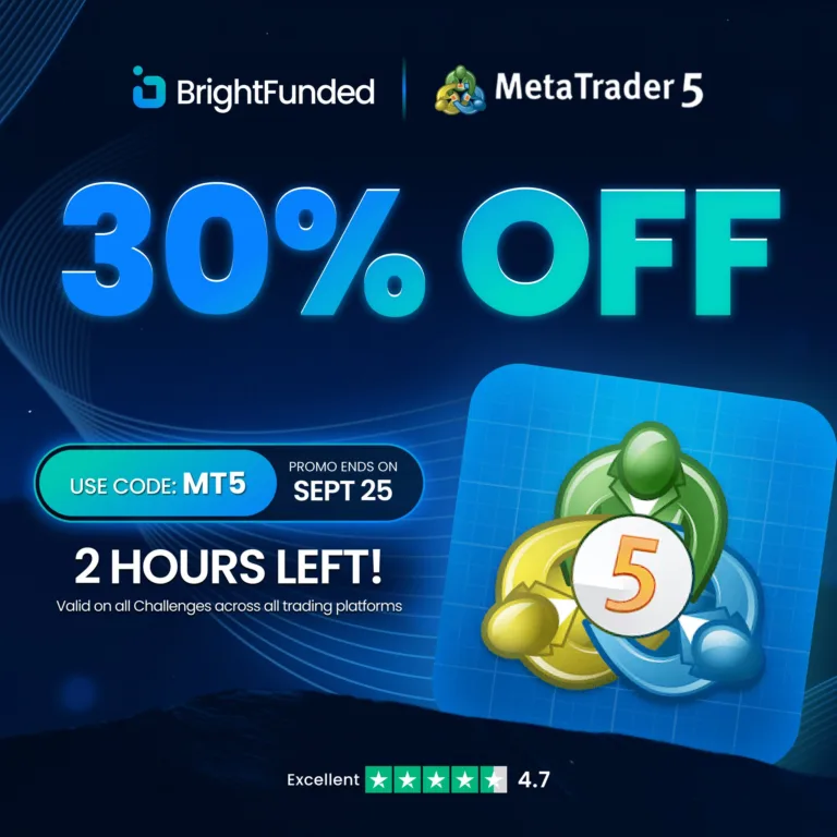30% Zniżki na MT5 [25 września 2025]