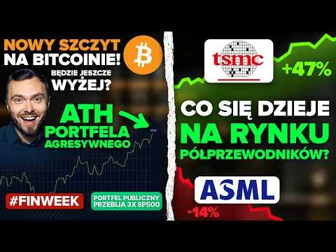 ASML tonie, TSMC rośnie! Bitcoin i Ethereum znów na fali – a mój portfel z rekordem! [Wyniki spółek i Bitcoin]