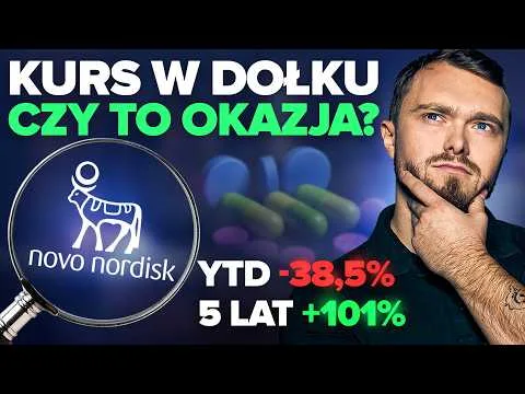 Krach akcji Novo Nordisk! Minus 50% w rok! Czy warto teraz inwestować? [Novo Nordisk, otyłość, leki GLP-1]