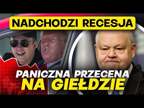 RECESJA NADCHODZI! Paniczna PRZECENA na akcjach. Milionowe nagrody w NBP. Nowe CŁA, nowy PREMIER [Recesja, Wojny Handlowe, NBP]