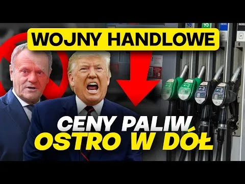 CENY ROPY ostro w dół! ZŁOTY rośnie w siłę. TRUMP rozpętał WOJNY HANDLOWE [Wojny handlowe i ropa]