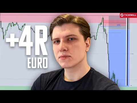 CO TO BYŁ ZA TRADE! (Rozegranie EURO +2000$) [Price Action Eurodolara i PMI]