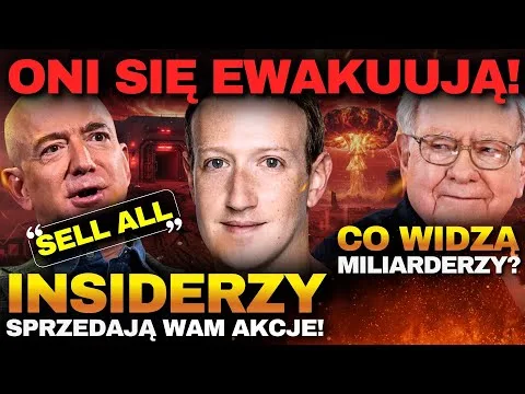 Krach 2026 będzie gorszy niż 2008! Zuckerberg, Bezos i Bufett sprzedają wszystko [Kryzys 2026: Aktywa ucieczkowe]