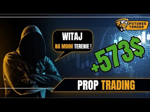 PROP TRADING LIVE Funding Ticks +573$ | NQ/MNQ Dzień 10 [Funding Ticks Prop Trading]