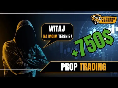 PROP TRADING LIVE Funding Ticks +750$ | NQ/MNQ Dzień 14 [Skalpy NQ/MNQ i Dywergencje]