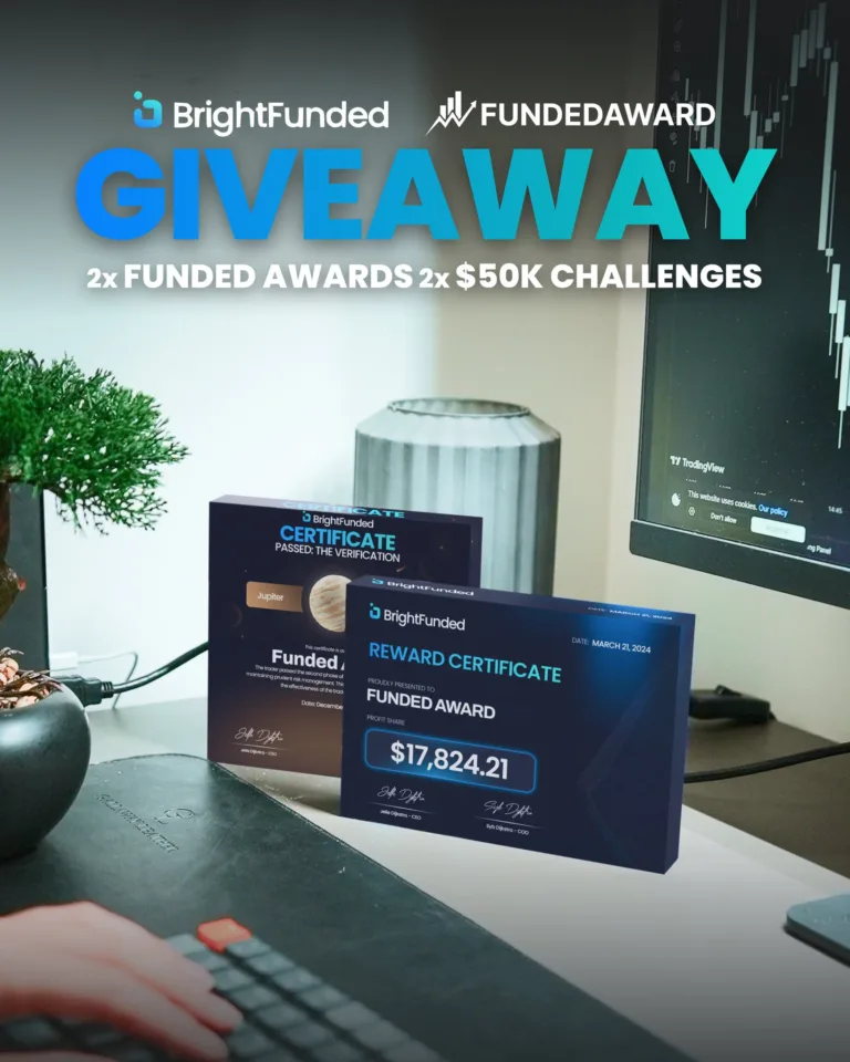 Giveaway 2x Funded Awards i 2x 50K Challenges [3 stycznia 2026]
