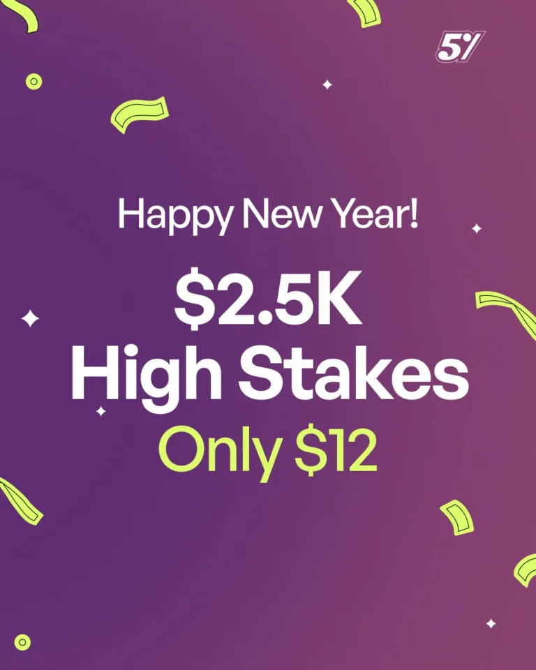 Konto High Stakes 2.5K za  [do 11 stycznia 2026]