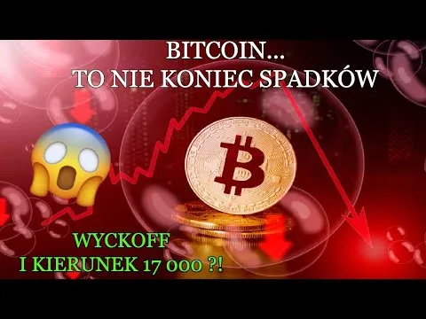BITCOINA spada zgodnie z analizą, to jeszcze nie koniec spadków. Wyckoff ?! [Analiza Spadków Bitcoina Wyckoff]