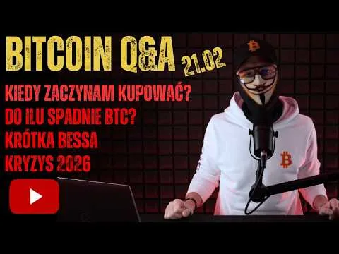 KRYPTOWALUTOWE Q&A 21.02.2026 [Bitcoin – Analiza Techniczna]