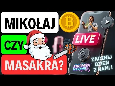 Afera krypto w PL + rajd Mikołaja? Sentyment na BTC is CRAZY! 💥 Poranny Przegląd Rynku [Bitcoin, Afera Krypto, Stopy]