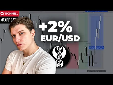 Rozegranie EUR/USD 13.06 (ICT) – Plus 2% [Analiza EUR/USD High Time Frame]