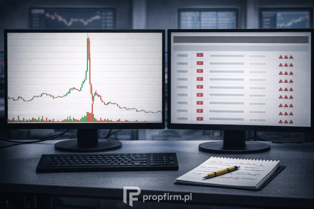 News trading w prop tradingu - na czym polega i jakie obowiązują zasady?
