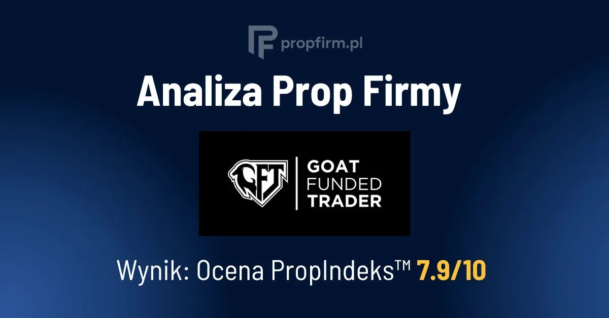 Analiza prop firmy Goat Funded Trader