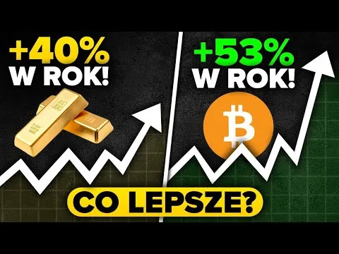 BTC vs. ZŁOTO – Co Wybrać? (Kurs Do Kryptowalut – Lekcja 8) [BTC vs Złoto Inwestycje]