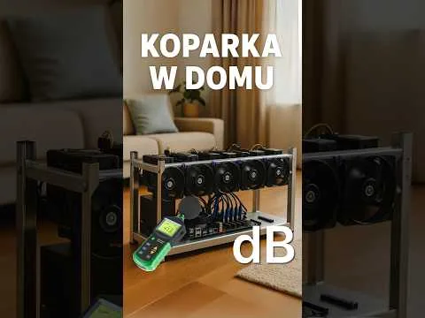 Jak głośna jest koparka do kryptowalut? #kopalniekrypto #kryptowaluty #krypto #inwestycje #biznes [Hałas Koparki Kryptowalut]