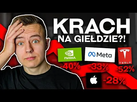 KRACH na Giełdzie! Co Robić Podczas Silnych Spadków? [Strategia DCA na Spadkach]