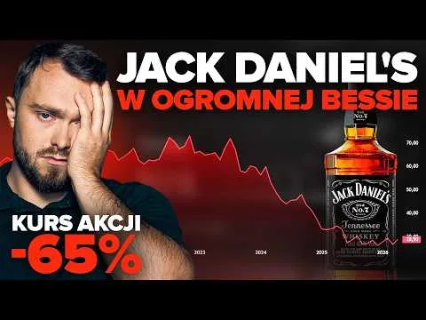 Kryzys Jack Daniel’s, akcje tąpnęły o 65%. Co się stało – okazja czy pułapka? [Spadek Whisky Jack Daniel’s]
