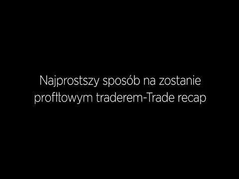 Najprostszy sposób na zostanie profitowym traderem -Trade recap [Analiza EUR/USD i USD Index]