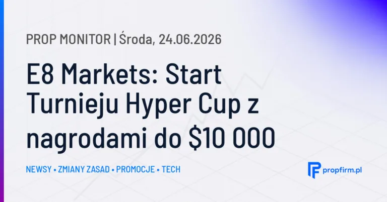 E8 Markets udostępnia turniej Hyper Cup z nową platformą E8Trade