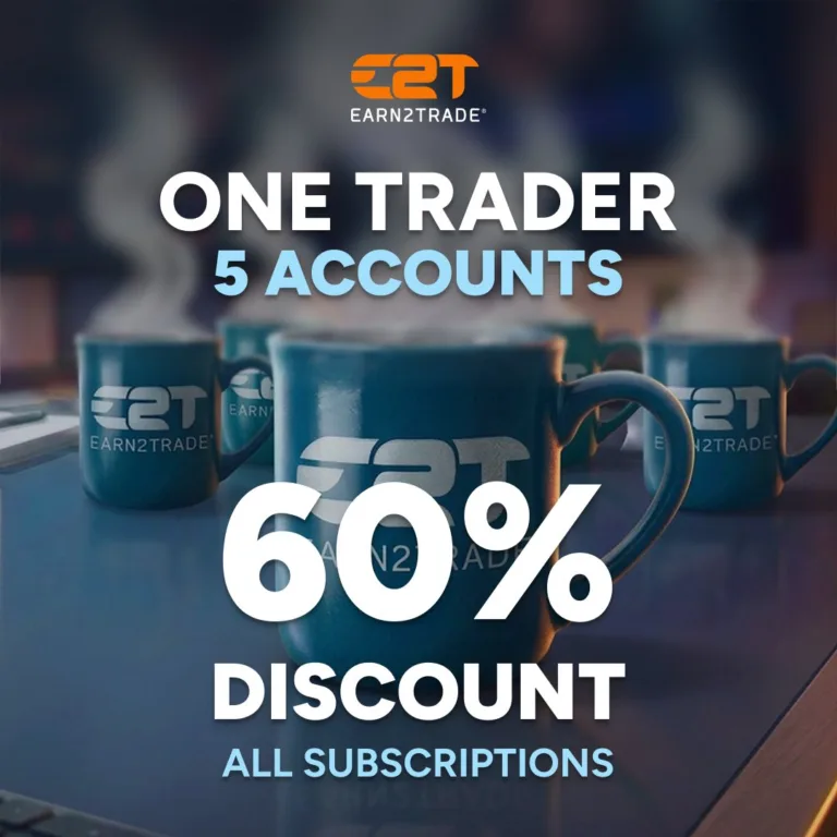 Zniżka 60% na konta One Trader, 5 Accounts oraz specjalne ceny resetów [7 lipca 2026]