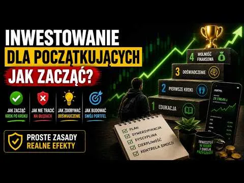 JAK ZACZĄĆ SKUTECZNIE INWESTOWAĆ, ABY NIE TRACIĆ PIENIĘDZY? OMAWIAM BŁĘDY, KTÓRYCH WARTO UNIKAĆ! Dla początkujących