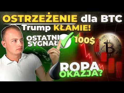 🔥 TRUMP zerwał zawieszenie broni? ROPA na 100$? OSTRZEŻENIE dla BTC [Analiza wpływu ropy na inflację]