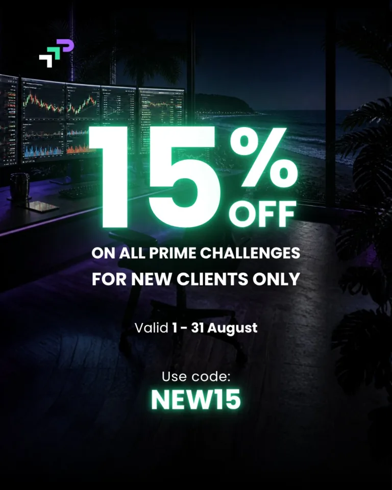 15% Zniżki na wszystkie Prime Challenges [1-31 sierpnia 2026]