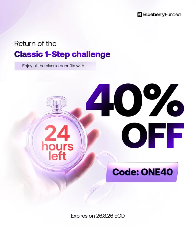 Zniżka 40% na Wyzwanie Classic 1-Step [Do 26 sierpnia 2026]