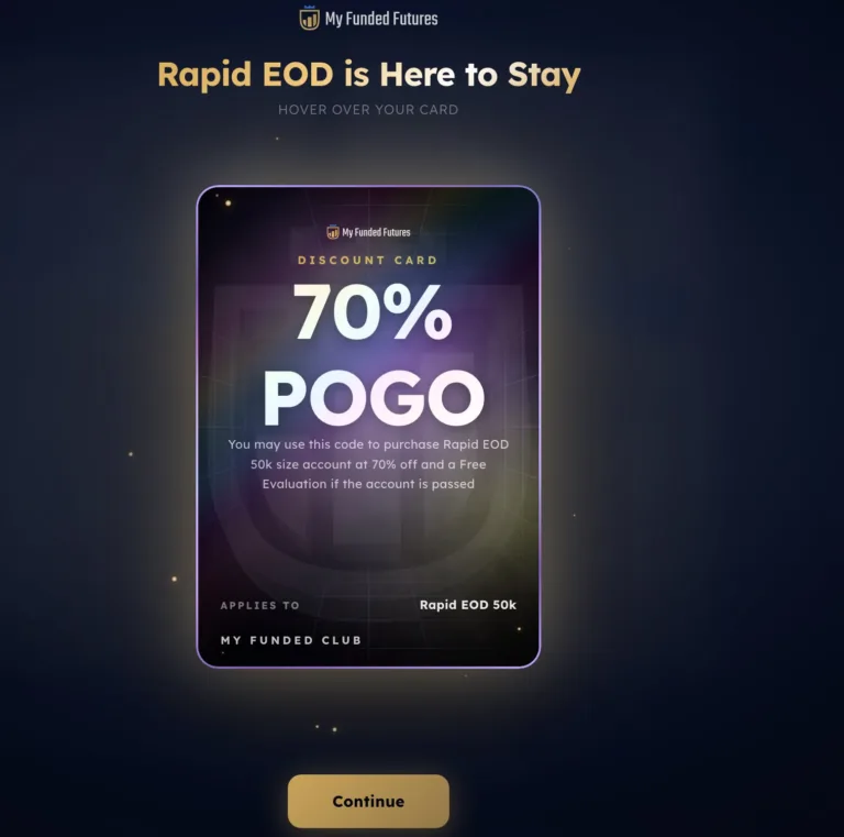 Oferta Rapid EOD POGO dla członków MyFundedClub [27 sierpnia 2026]