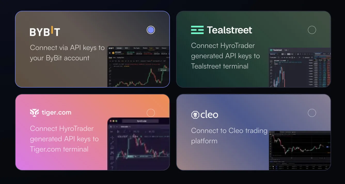 platformy tradingowe do wyboru na HyroTrader