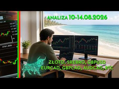 Analiza 10-14.08.2026. BTC, XAUUSD, XAGUSD, EURCAD, GBPCAD, AUDCAD, GBPUSD [Analiza rynków walutowych i surowcowych]