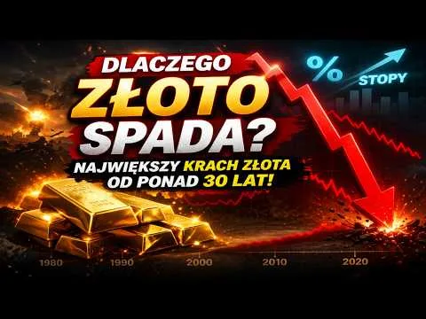 CZY TO KONIEC HOSSY NA ZŁOCIE!? DLACZEGO CENA ZŁOTA TAK MOCNO TERAZ SPADA? [Czy to koniec hossy na złocie?]