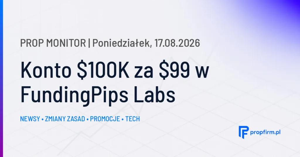 Prop Monitor: FundingPips wprowadza konto 0K za 