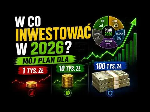 W CO INWESTOWAĆ W 2026? MÓJ PLAN DLA 1 TYS., 10 TYS. I 100 TYS. ZŁ [Plan inwestowania według kapitału]