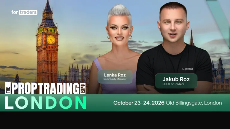 50% zniżki na bilety na Prop Trading Expo w Londynie [23-24 października 2026]
