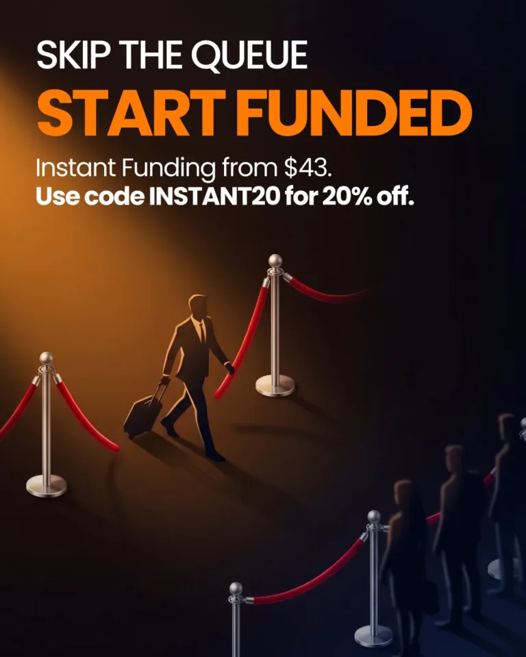 Natychmiastowe Konto Funded od  z 20% Zniżką [25 września 2026]