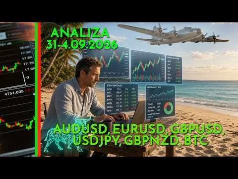 Analiza 30-4.09.2026. AUDUSD, EURUSD, GBPUSD, USDJPY, BTC, GBNZD [Analiza USA, NZD i AUD]